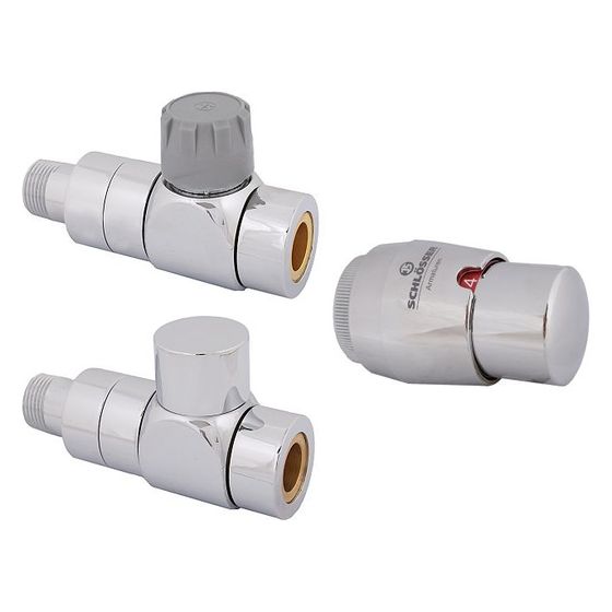 Schlösser Style-Tec-Set, Durchgangsform, DN 15, 1/2