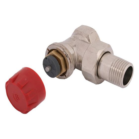 Schlösser Thermostatventil, voreinstellbar, Eckform, DN 10, 3/8