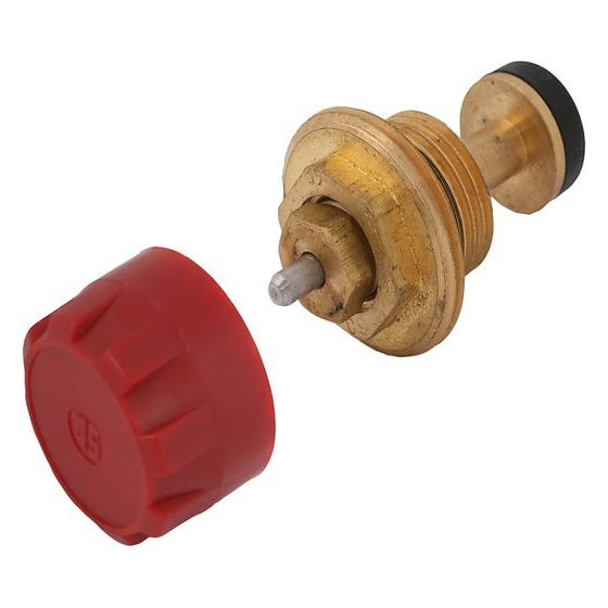 Schlösser Thermostat-Ventileinsatz für Dia-Therm LX, Schutzkappe Rot, DN 15