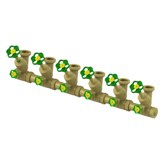 Schlösser ATV-Verteiler mit steigender Spindel, 6-fach, DN 40, Eingang 1 1/2