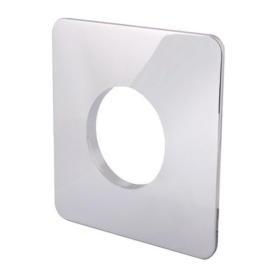 Schlösser Abdeckrosette, 140x140mm, für UET-K/W, mit zwei Distanzringen, verchromt