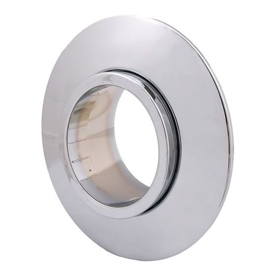 Schlösser Rosette zweiteilig, mit Innentubus, 125mm, Aufschubhöhe 41mm, verchromt