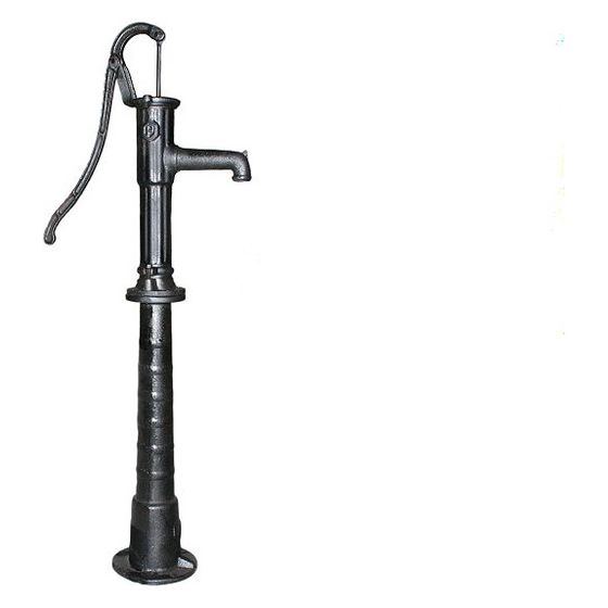 Schlösser Handpumpe mit Rundflansch, Typ 75, Saughöhe bis 7m Wassersäule, 1 1/4