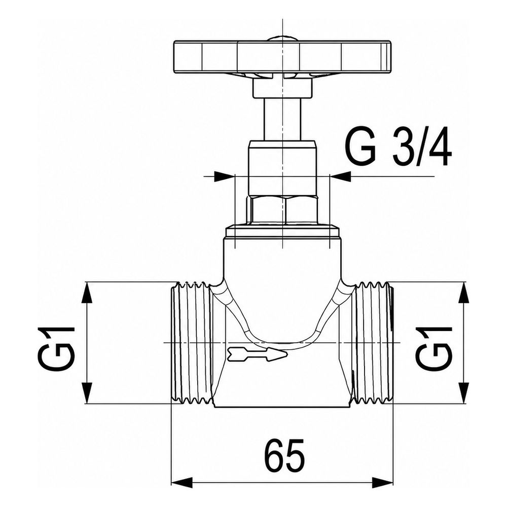 Schlösser Kesselfüllventil, DN 20, Eingang mit 1" AG, Ausgang mit 1" AG... SCHLOESSER-0011242000001 4044997191347 (Abb. 2)