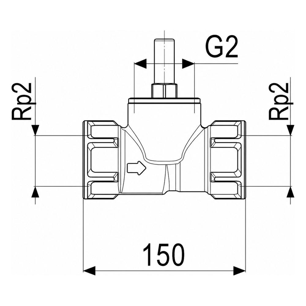 Schlösser Rückschlagventil mit Geradsitz und Muffenanschluss, DN 50, 2" IG... SCHLOESSER-0012055000001 4044997111239 (Abb. 3)