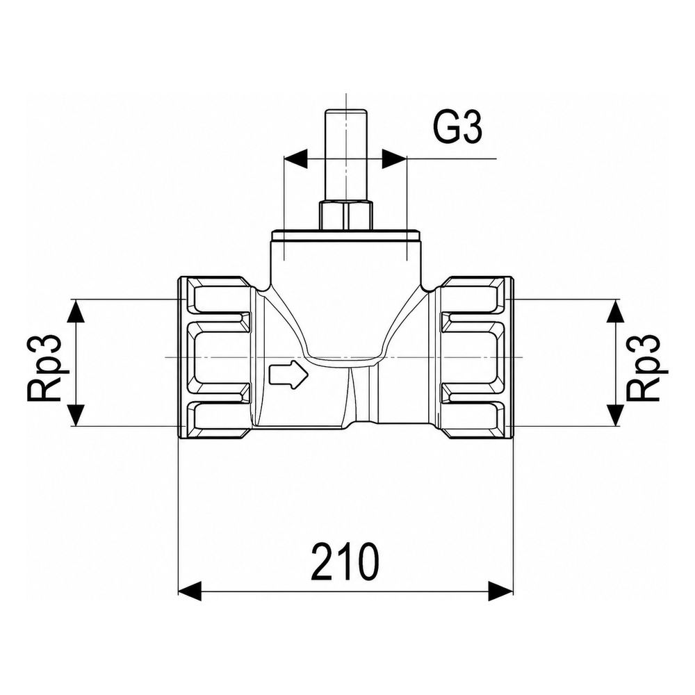Schlösser Rückschlagventil mit Geradsitz und Muffenanschluss, DN 80, 3" IG... SCHLOESSER-0012058000001 4044997111253 (Abb. 3)