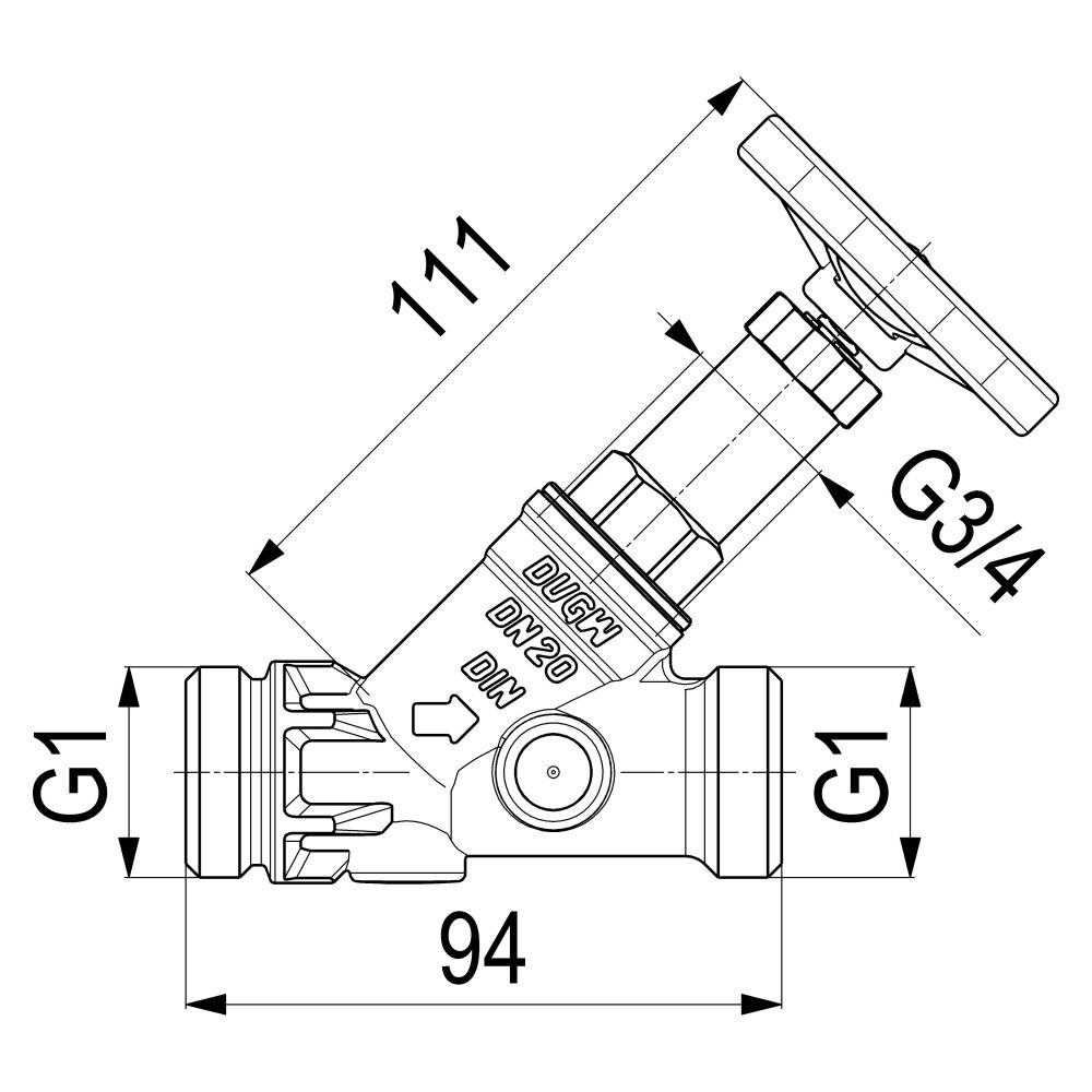 Schlösser Freistromventil Blue-tec mit Außengewinde MULTI, ohne Entleerung, m... SCHLOESSER-0015742000001 4044997191699 (Abb. 2)