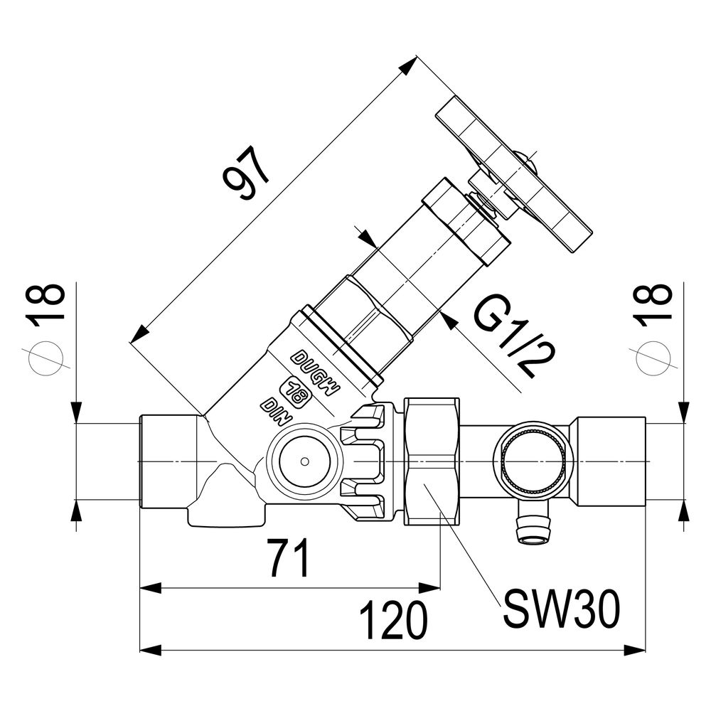 Schlösser KFR-Ventil mit Entleerung in der Verschraubung im Ausgang, mit nich... SCHLOESSER-0016751800001 4044997118511 (Abb. 3)