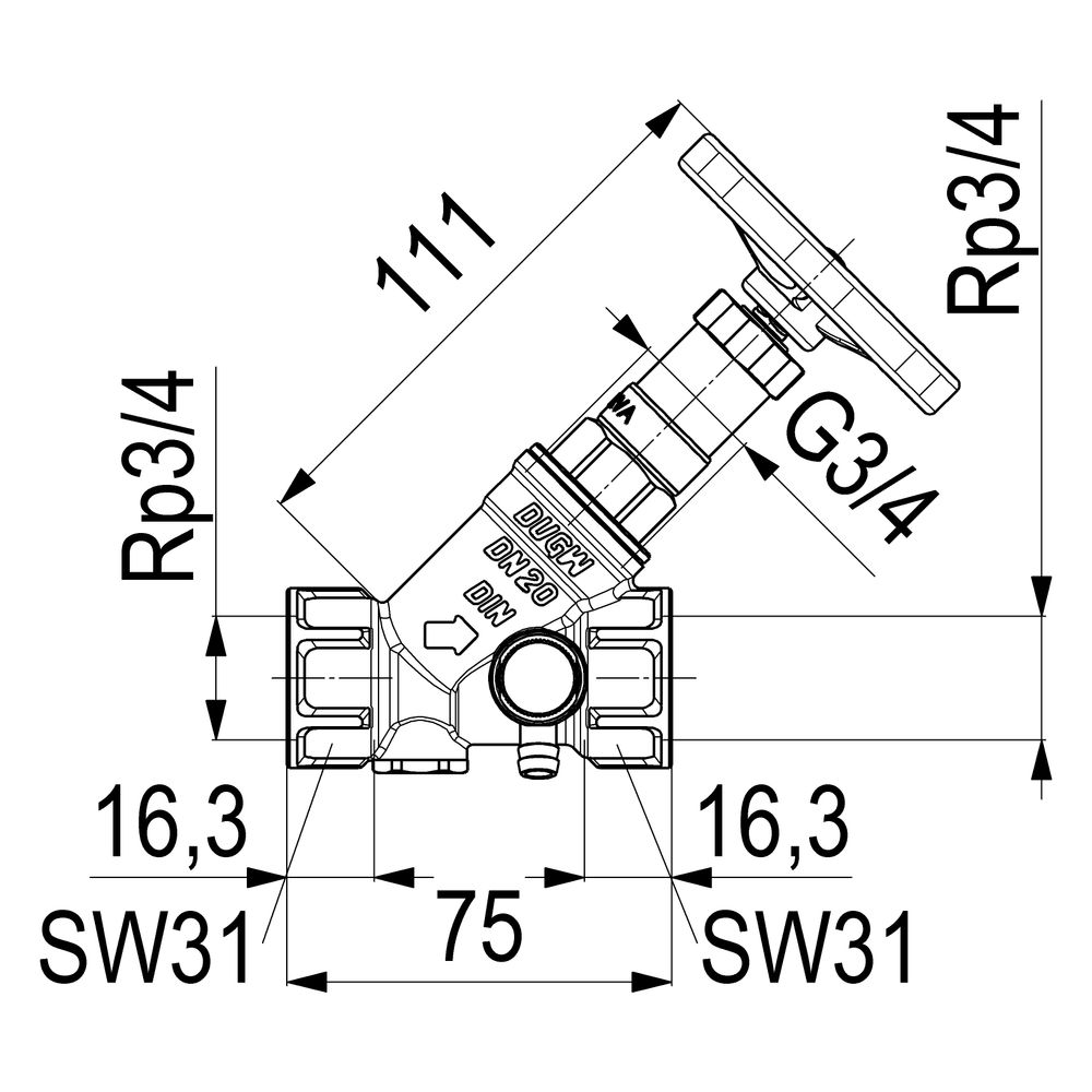 Schlösser KFR-Ventil Blue-tec mit Muffenanschluss, Entleerung und nichtsteige... SCHLOESSER-0016312000001 4044997117569 (Abb. 2)