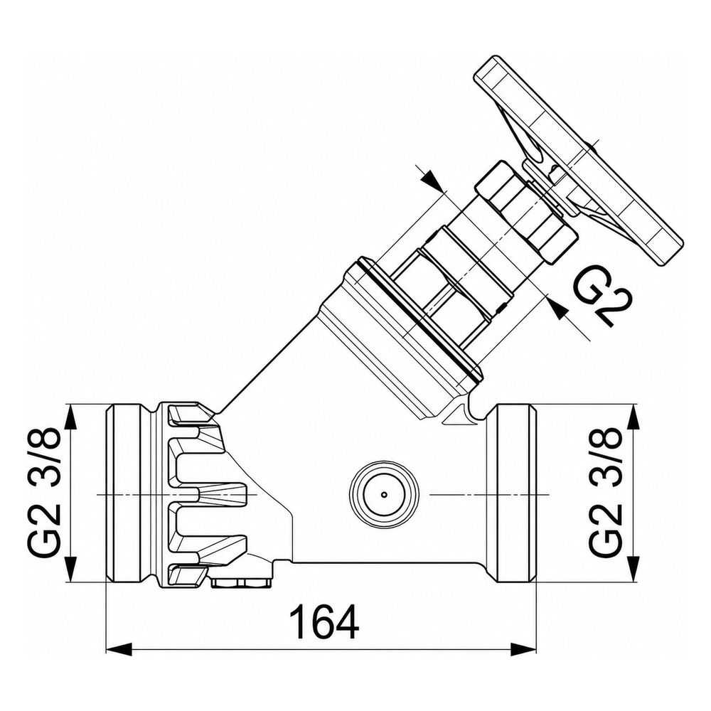 Schlösser KFR-Ventil Blue-tec mit Außengewinde MULTI und ohne Entleerung, DN ... SCHLOESSER-0016745000001 4044997250242 (Abb. 2)