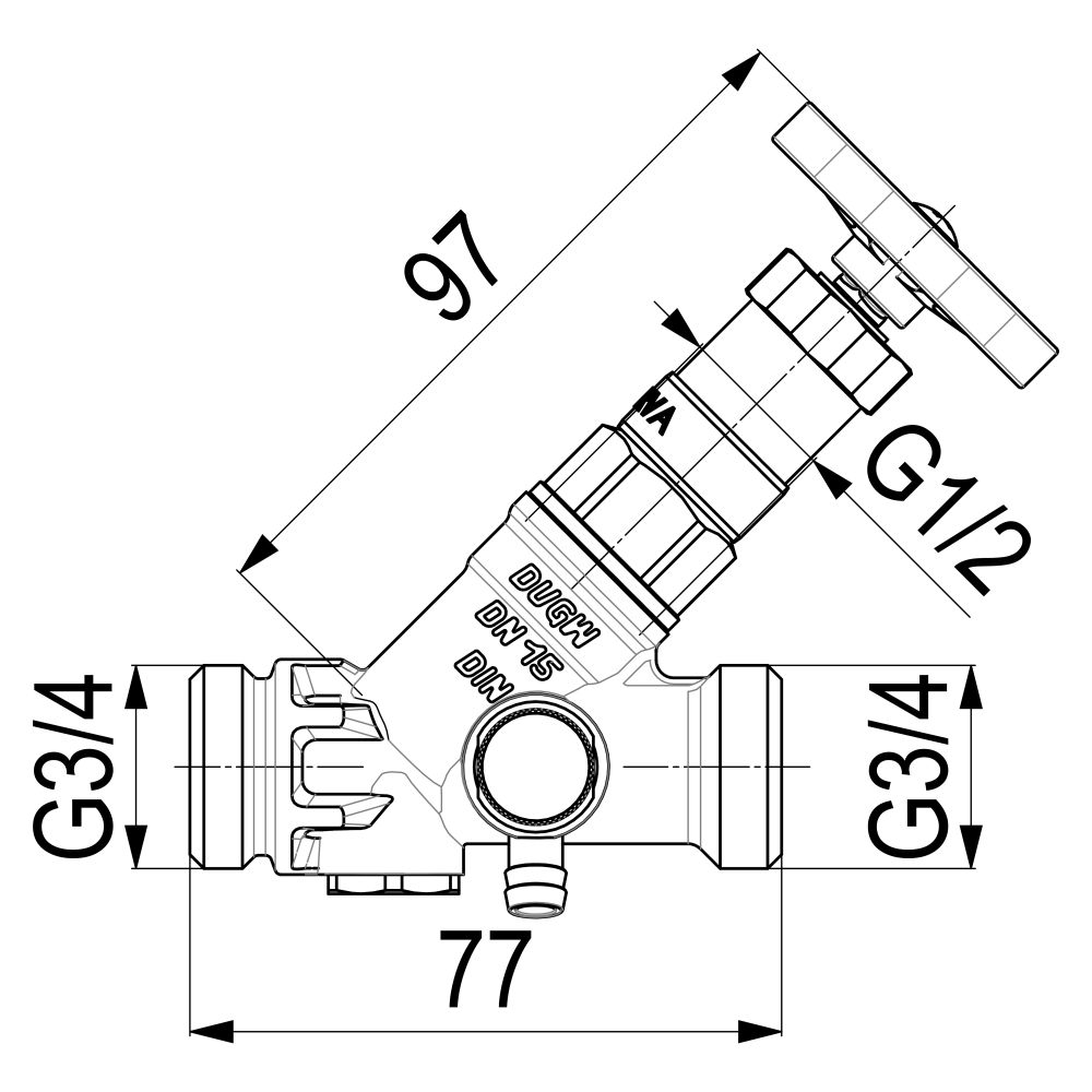 Schlösser KFR-Ventil Blue-tec mit Außengewinde MULTI, Entleerung und nichtste... SCHLOESSER-0016791500001 4044997172612 (Abb. 2)