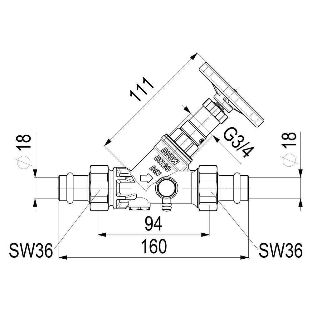 Schlösser KFR-Ventil Blue-tec mit Pressanschluss AG MULTI, Entleerung und nic... SCHLOESSER-0016891800001 4044997173091 (Abb. 2)