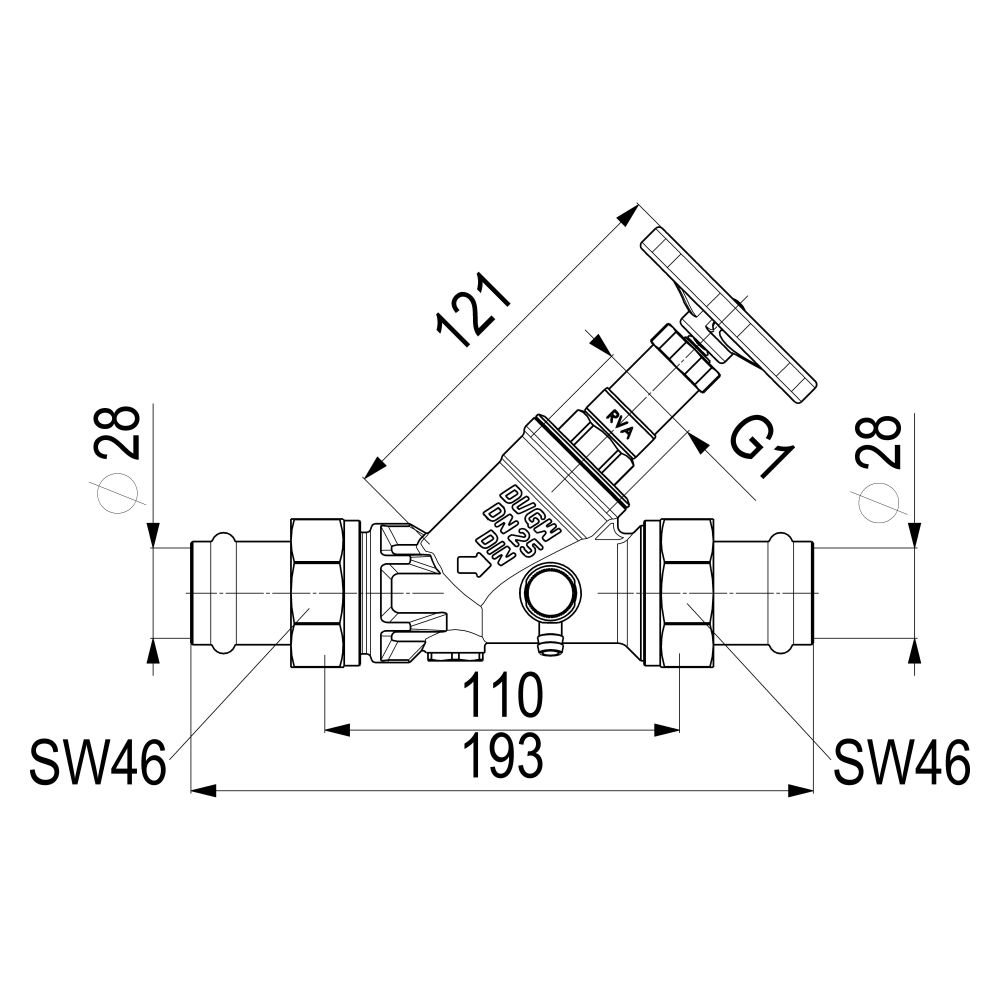 Schlösser KFR-Ventil Blue-tec mit Pressanschluss AG MULTI, Entleerung und nic... SCHLOESSER-0016892800001 4044997173121 (Abb. 2)