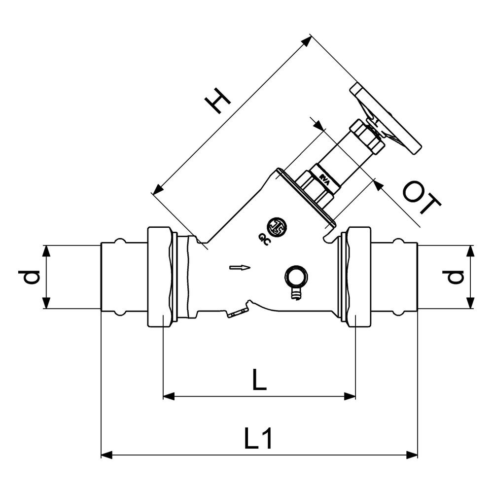 Schlösser KFR-Ventil Blue-tec mit Pressanschluss AG MULTI, Entleerung und nic... SCHLOESSER-0016895400001 4044997173176 (Abb. 2)
