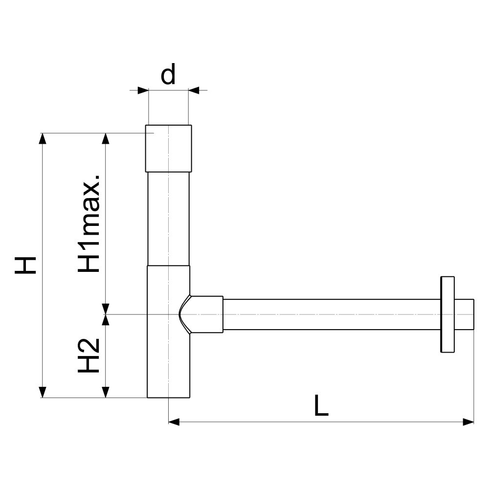 Schlösser Siphon Stylist de Luxe, in massiver Ausführung, mit gegossener Tass... SCHLOESSER-0017433250001 4044997181188 (Abb. 2)