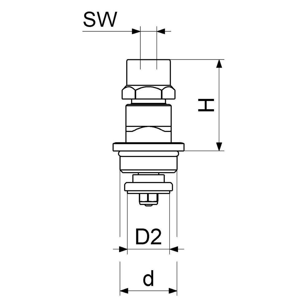 Schlösser Steckschlüssel-Oberteil, DN 15, 1/2", matt verchromt... SCHLOESSER-0018061520001 4044997122242 (Abb. 2)