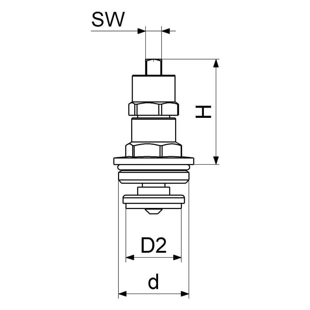 Schlösser Steckschlüssel-Oberteil, DN 25, 1", verchromt poliert... SCHLOESSER-0018062550001 4044997122396 (Abb. 2)