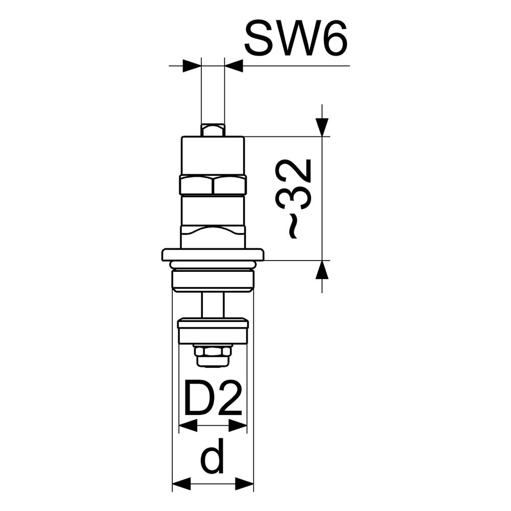 Schlösser Steckschlüssel-Oberteil mit Rückschlagkegel, DN 20, 3/4", verchromt... SCHLOESSER-0018072050001 4044997122488 (Abb. 2)