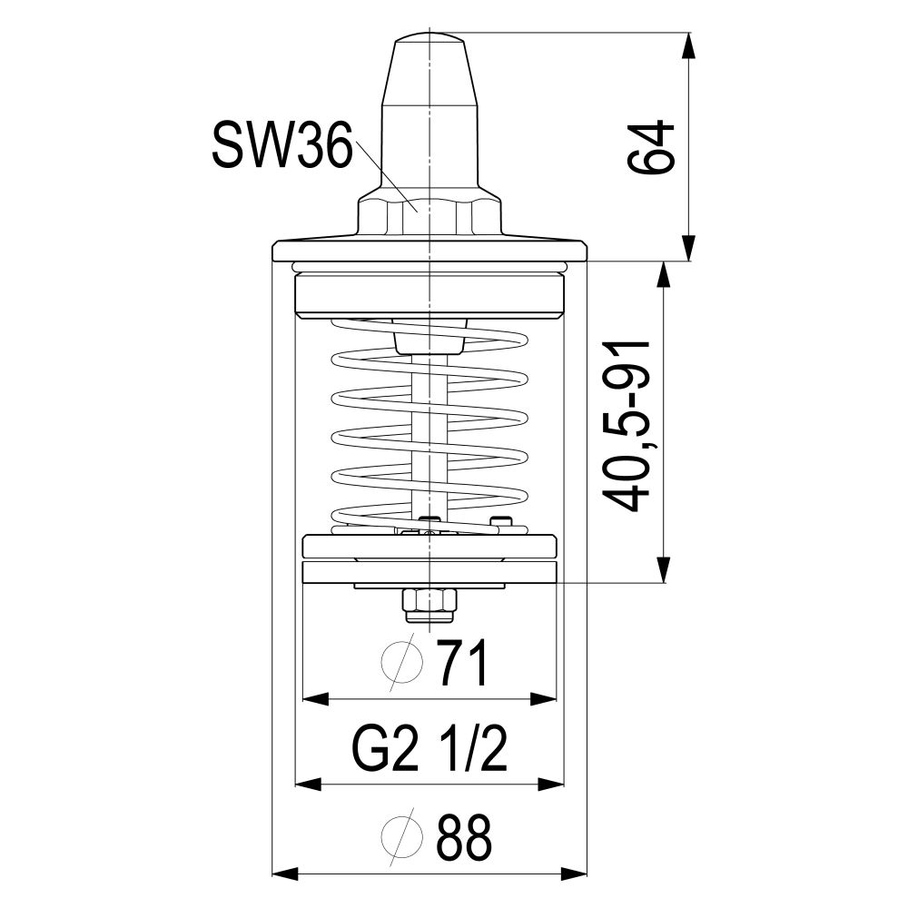 Schlösser Oberteil für Rückschlagventil, DN 65, 2 1/2", EPDM-Dichtung, Messin... SCHLOESSER-0018086500001 4044997122686 (Abb. 3)