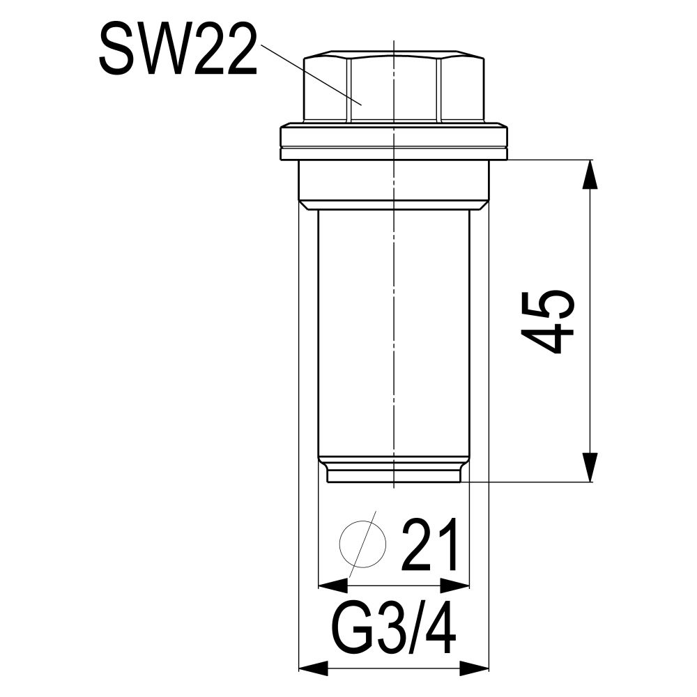 Schlösser Oberteil mit Schmutzfänger, Feinsieb, DN 20, 3/4", Messing... SCHLOESSER-0018092000001 4044997173732 (Abb. 2)
