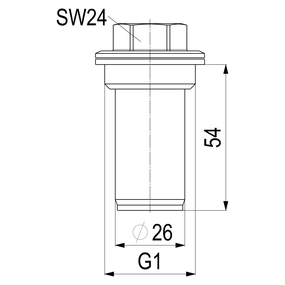 Schlösser Oberteil mit Schmutzfänger, Feinsieb, DN 25, 1", Messing... SCHLOESSER-0018092500001 4044997173756 (Abb. 3)