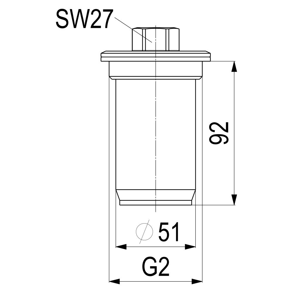 Schlösser Oberteil mit Schmutzfänger, Feinsieb, DN 50, 2", Messing... SCHLOESSER-0018095000001 4044997173817 (Abb. 3)