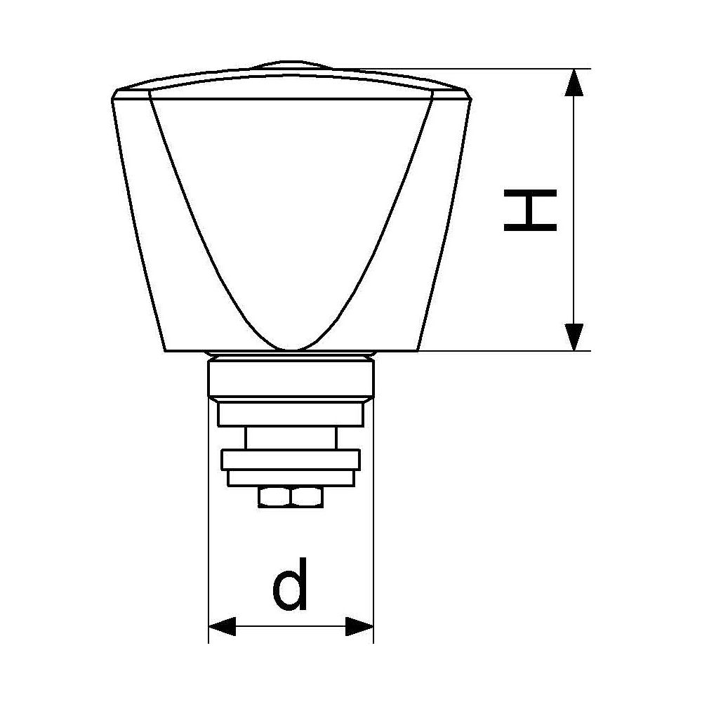 Schlösser Sanitär-Oberteil mit Rückschlagkegel und Haubengriff Rot, DN 15, 1/... SCHLOESSER-0018271551001 4044997126707 (Abb. 2)