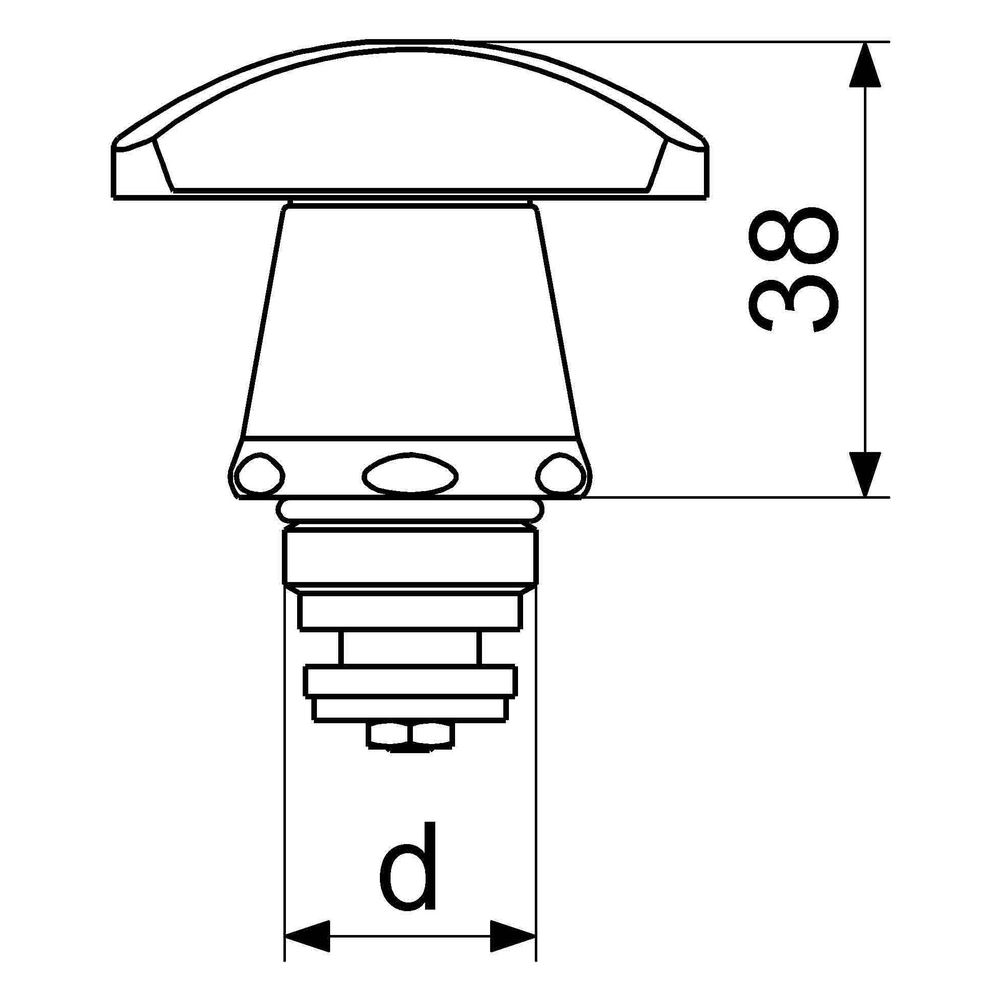 Schlösser Sanitär-Oberteil mit 3-Sterngriff, Farbpunkt Blau/Rot, DN 10, 3/8",... SCHLOESSER-0018351050001 4044997127186 (Abb. 2)