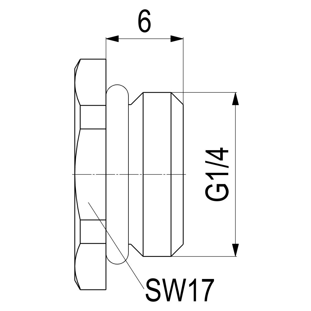 Schlösser Entleerungsstopfen mit O-Ring, DN 8, 1/4", Messing... SCHLOESSER-0018360800001 4044997127247 (Abb. 2)