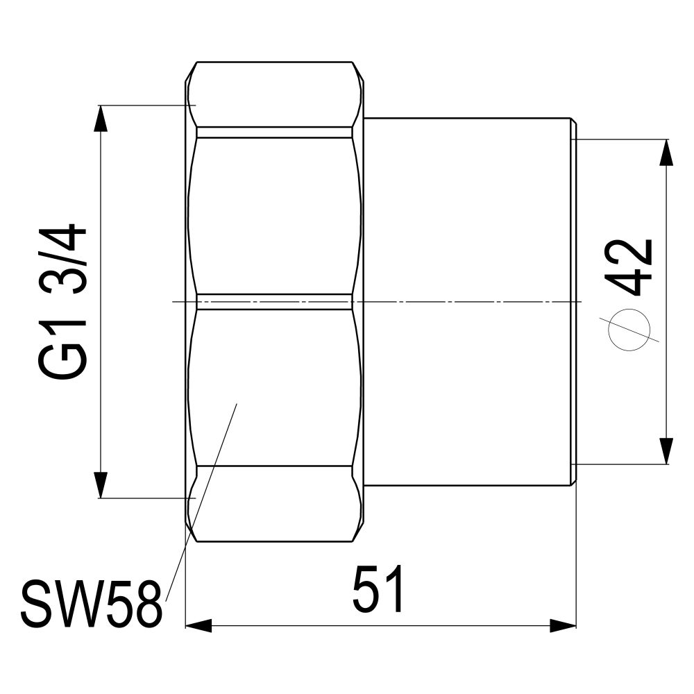 Schlösser Anschlussverschraubung für Kupferrohre, konisch-dichtend, DN 42, 1 ... SCHLOESSER-0018514200001 4044997128077 (Abb. 3)