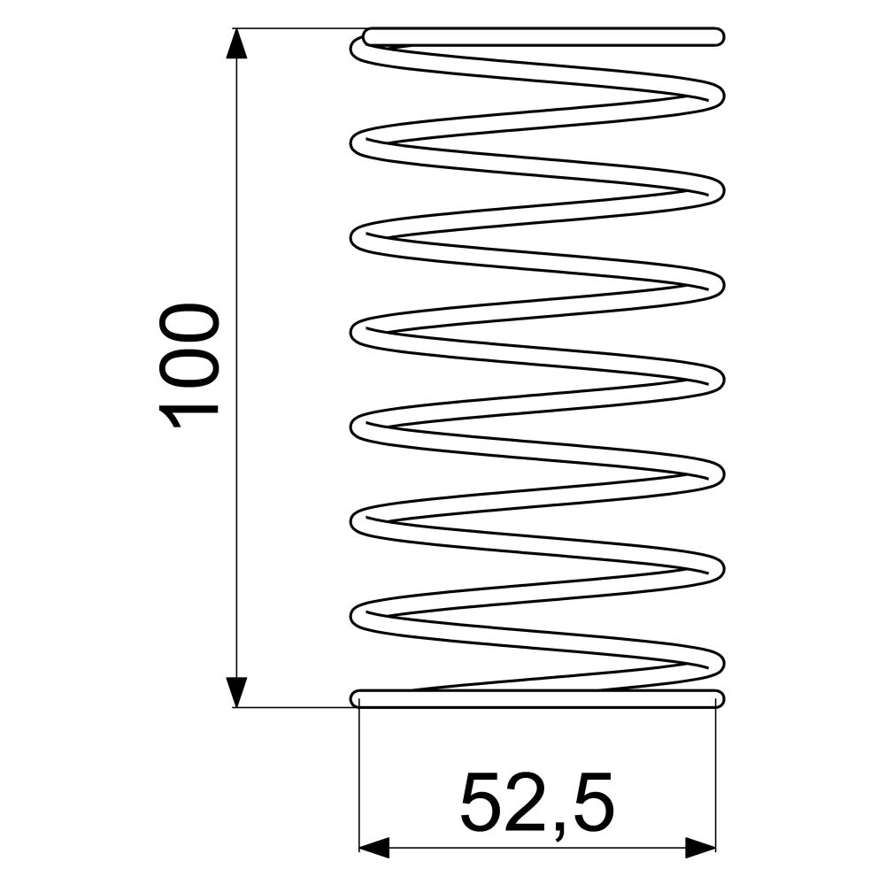 Schlösser Druckfeder für Rückschlagventil, DN 65, 2 1/2"... SCHLOESSER-0018746500001 4044997130513 (Abb. 2)