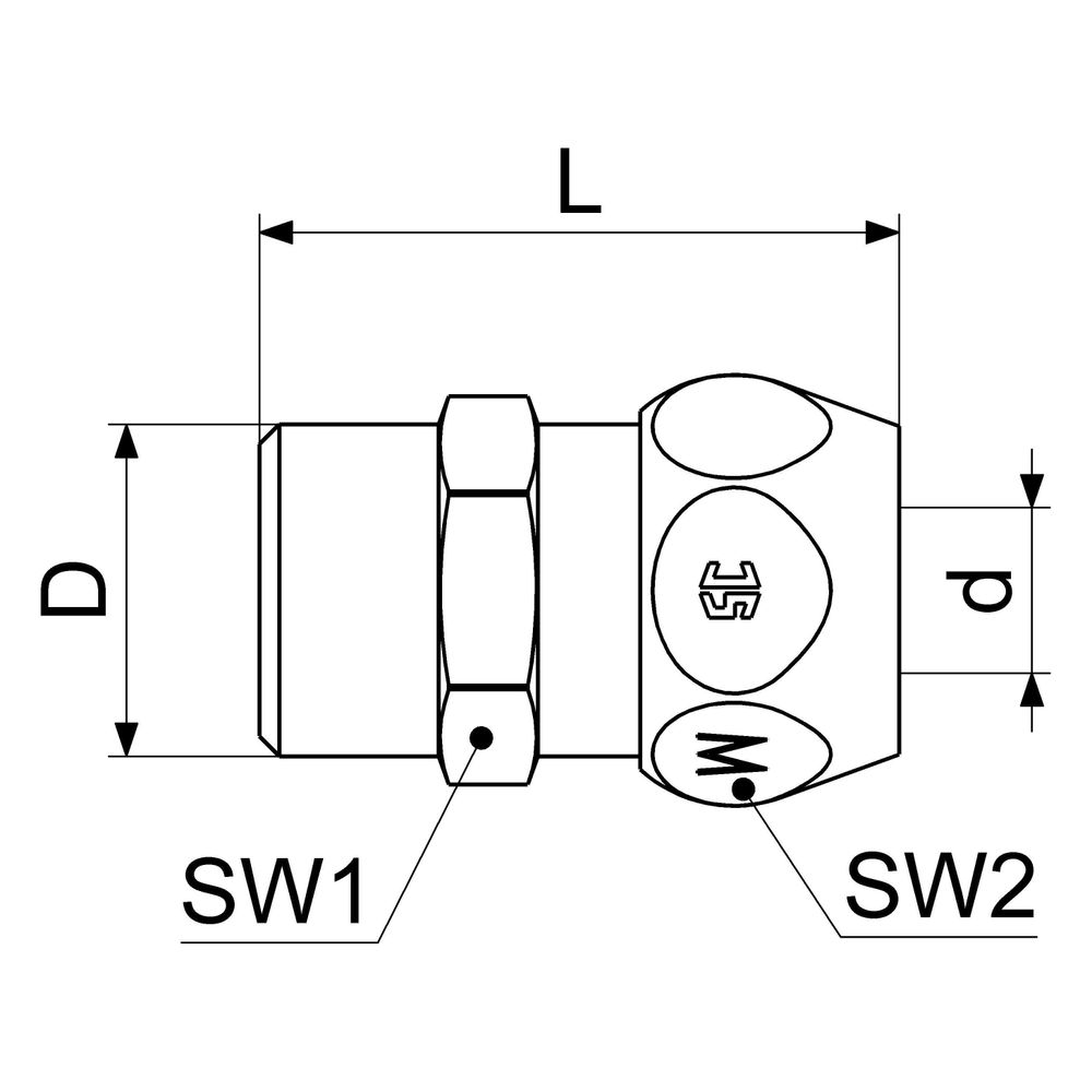 Schlösser Quetschverschraubung auf Nippel mit Außengewinde, DN 8, 3/8" x 3/8"... SCHLOESSER-0018871008001 4044997131374 (Abb. 2)