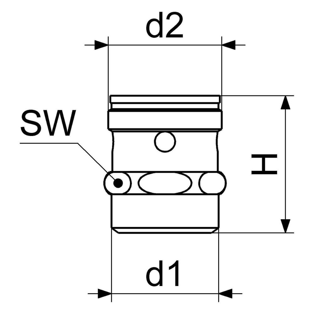 Schlösser Rohrbelüfter DN 15, AG 3/4" x AG M28x1, verchromt, DVGW-geprüft... SCHLOESSER-0018901550001 4044997174432 (Abb. 2)