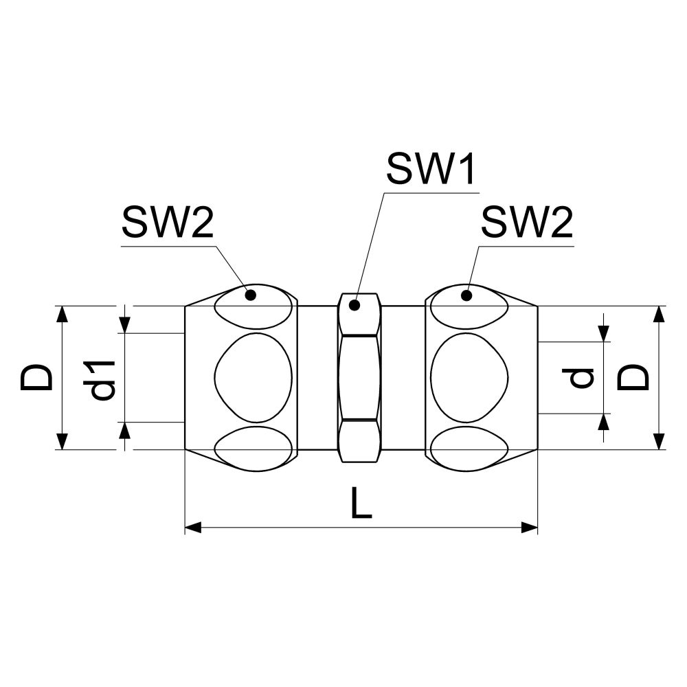 Schlösser Doppel-Quetschverschraubung mit Reduziernippel, DN 10, 3/8" x 10mm ... SCHLOESSER-0018961008001 4044997131725 (Abb. 2)