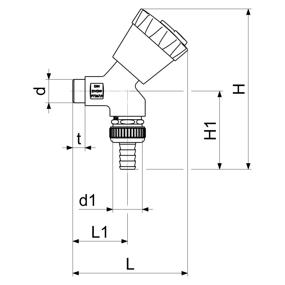 Schlösser Geräteventil abschließbar mit Rohrbelüfter, RV und Schlauchverschr.... SCHLOESSER-0019551550001 4044997132524 (Abb. 2)