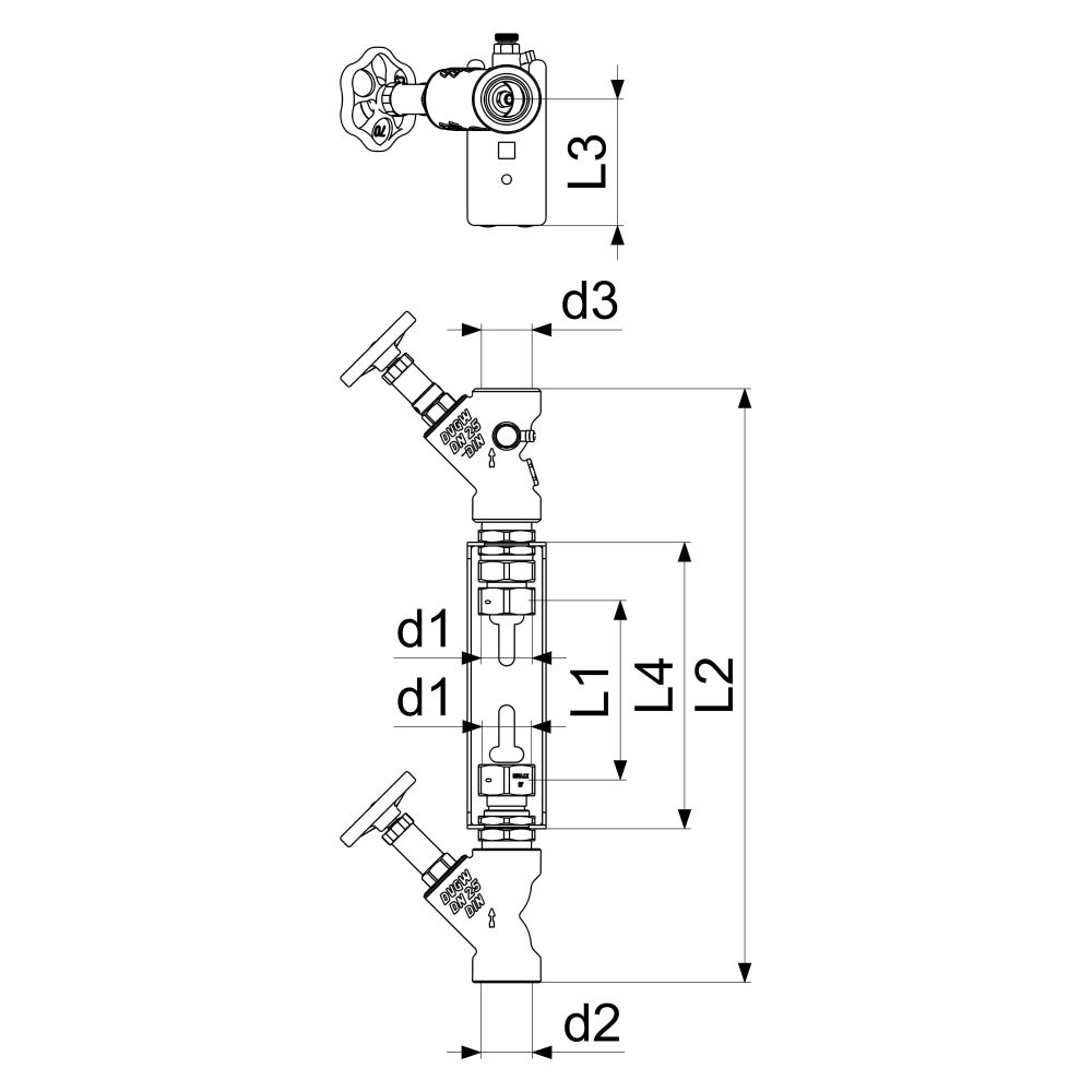 Schlösser Wasserzähler-Einbaugarnitur mit Steigrohr, starr, Dauerdurchfluss Q... SCHLOESSER-0022202600001 4044997250709 (Abb. 2)