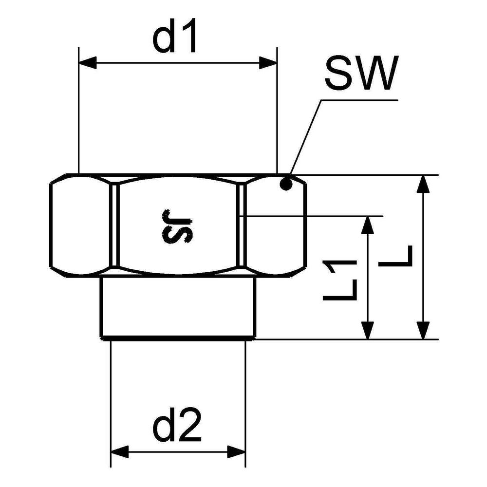 Schlösser Wasserzähler-Verschraubung mit Lötanschluss, ohne Plombiervorrichtu... SCHLOESSER-0022351500001 4044997196847 (Abb. 2)