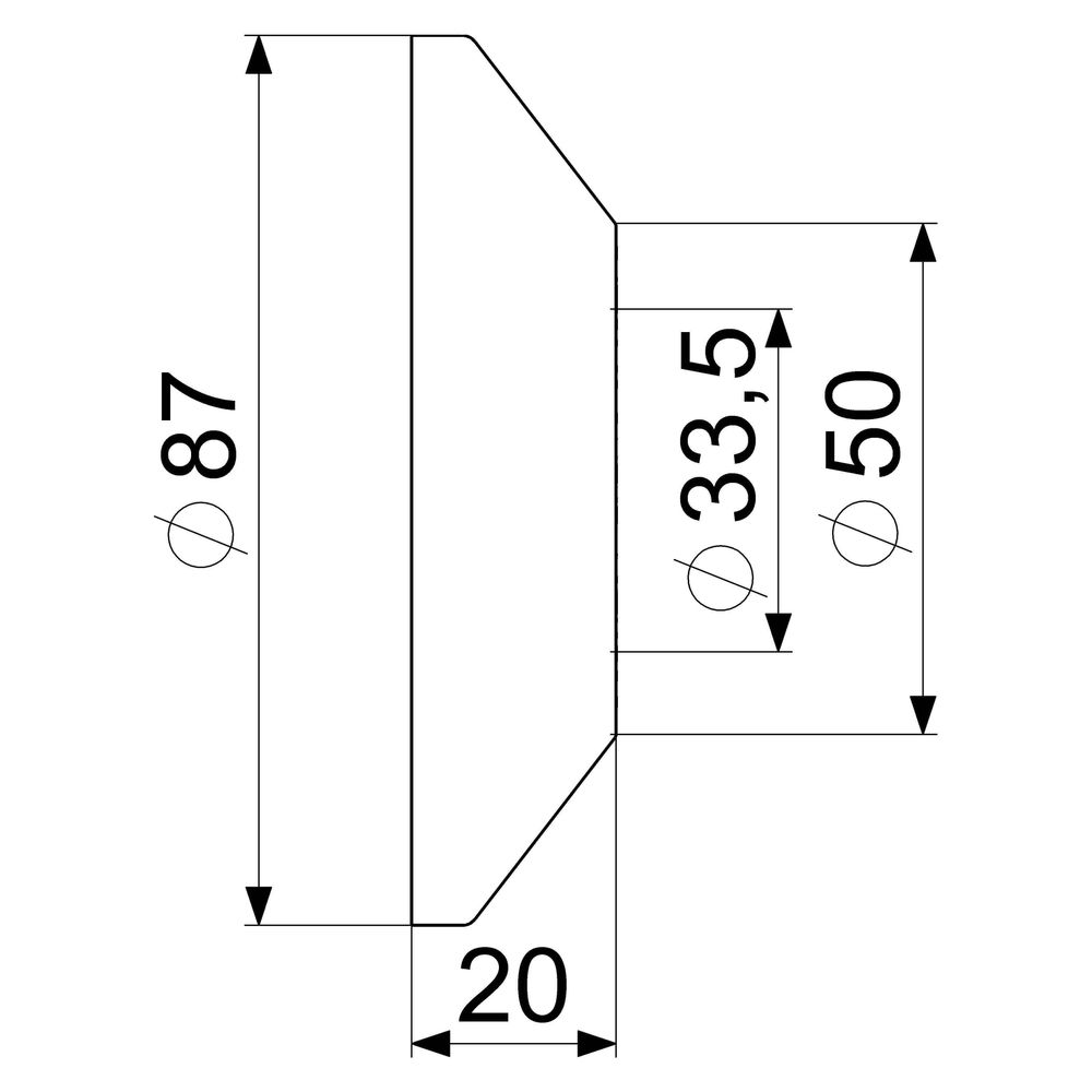 Schlösser Rosette für Frost-tec 2810, DN 15, verchromt poliert... SCHLOESSER-0028991550001 4044997175644 (Abb. 2)