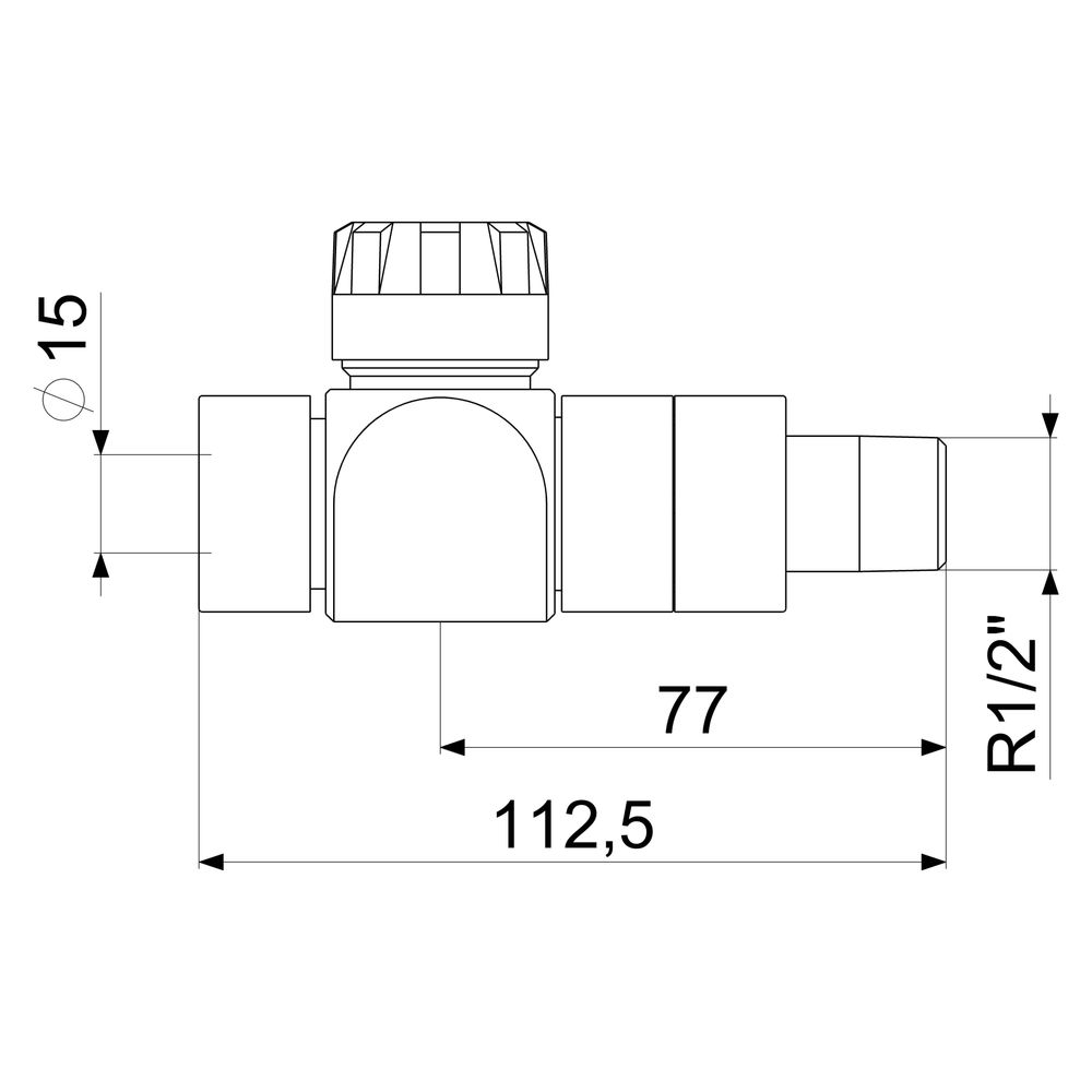 Schlösser Thermostatventil, Durchgangsform, DN 15, 1/2", Edelstahl-Design... SCHLOESSER-0036051590001 4044997175675 (Abb. 2)