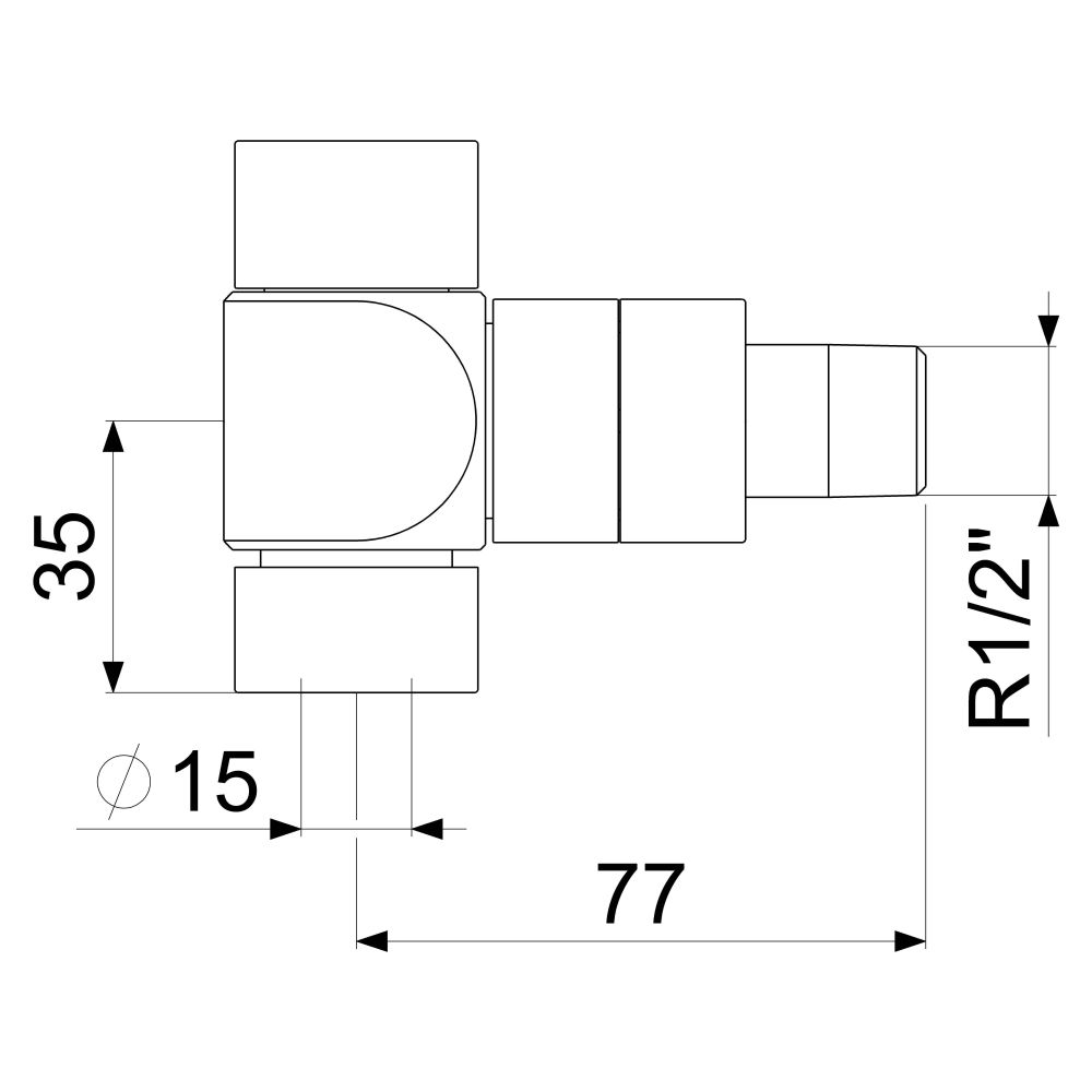 Schlösser Thermostatventil Quadruplex Heizkörperverschraubung, mit Entleerung... SCHLOESSER-0036801590001 4044997175859 (Abb. 2)
