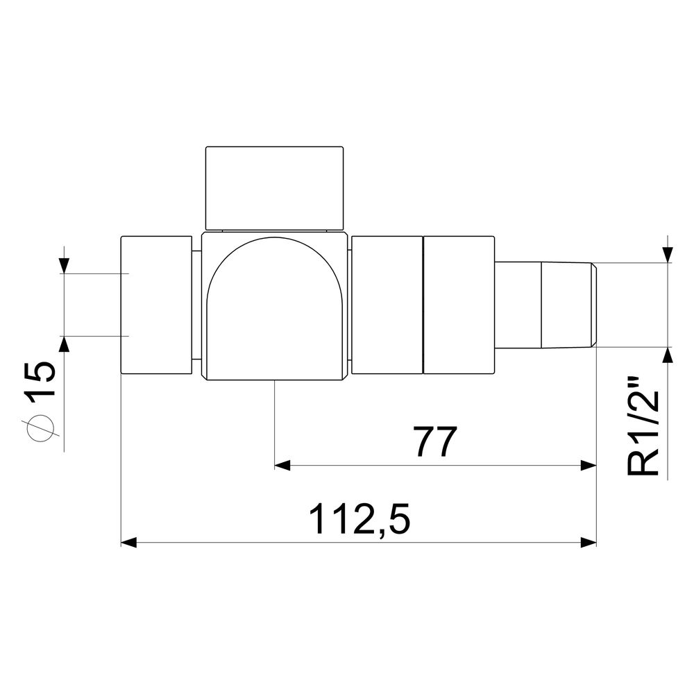 Schlösser Thermostatventil Quadruplex Heizkörperverschraubung, mit Entleerung... SCHLOESSER-0036851590001 4044997175866 (Abb. 2)