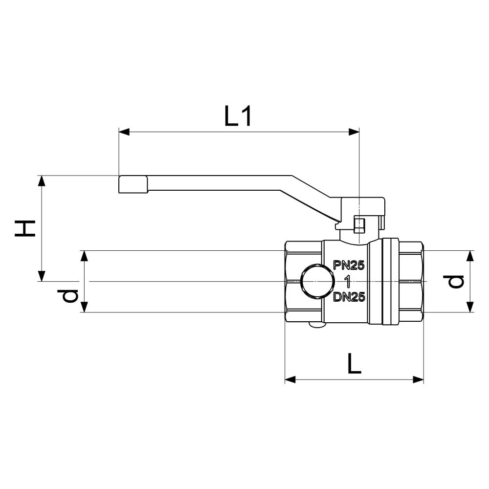 Schlösser Kugelhahn mit Entleerung, DN 50, 2" IG x IG, Baulänge 110mm, Stahlg... SCHLOESSER-0064055020001 4044997144831 (Abb. 2)