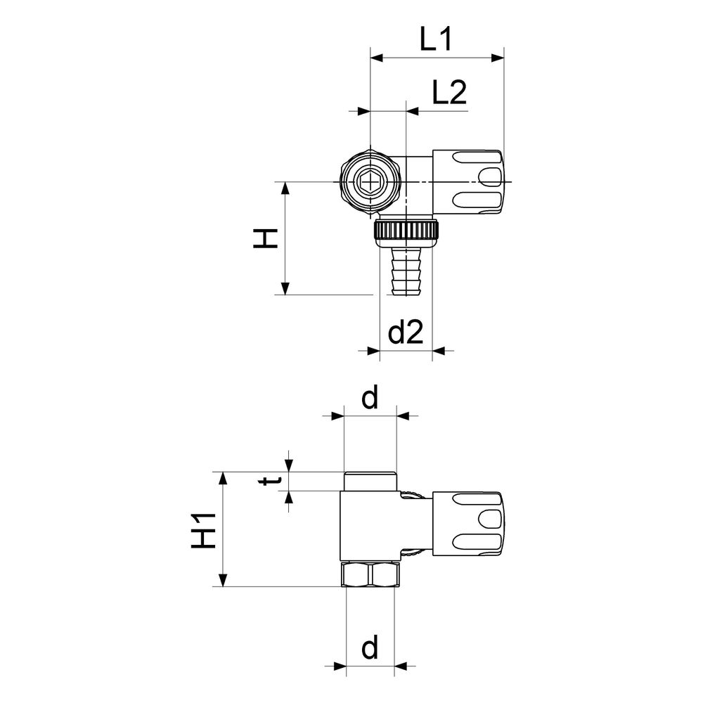 Schlösser Nebenanschlussventil Anschluss links mit Schlauchverschraubung, Des... SCHLOESSER-0071262050001 4044997186626 (Abb. 2)