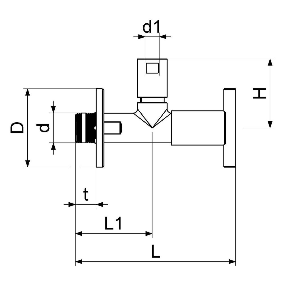 Schlösser Design-Tec Eckventil selbstdichtend, Sparta, 1/2", Chrom hochglanz,... SCHLOESSER-0072361550001 4044997186947 (Abb. 2)