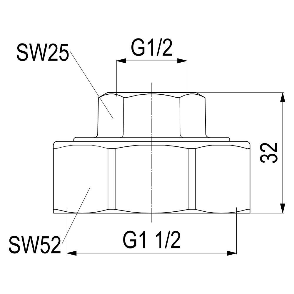 Schlösser Abgangsverschraubung für Stahlrohr, 1/2" x 1 1/2"... SCHLOESSER-0074101502001 4044997145616 (Abb. 3)
