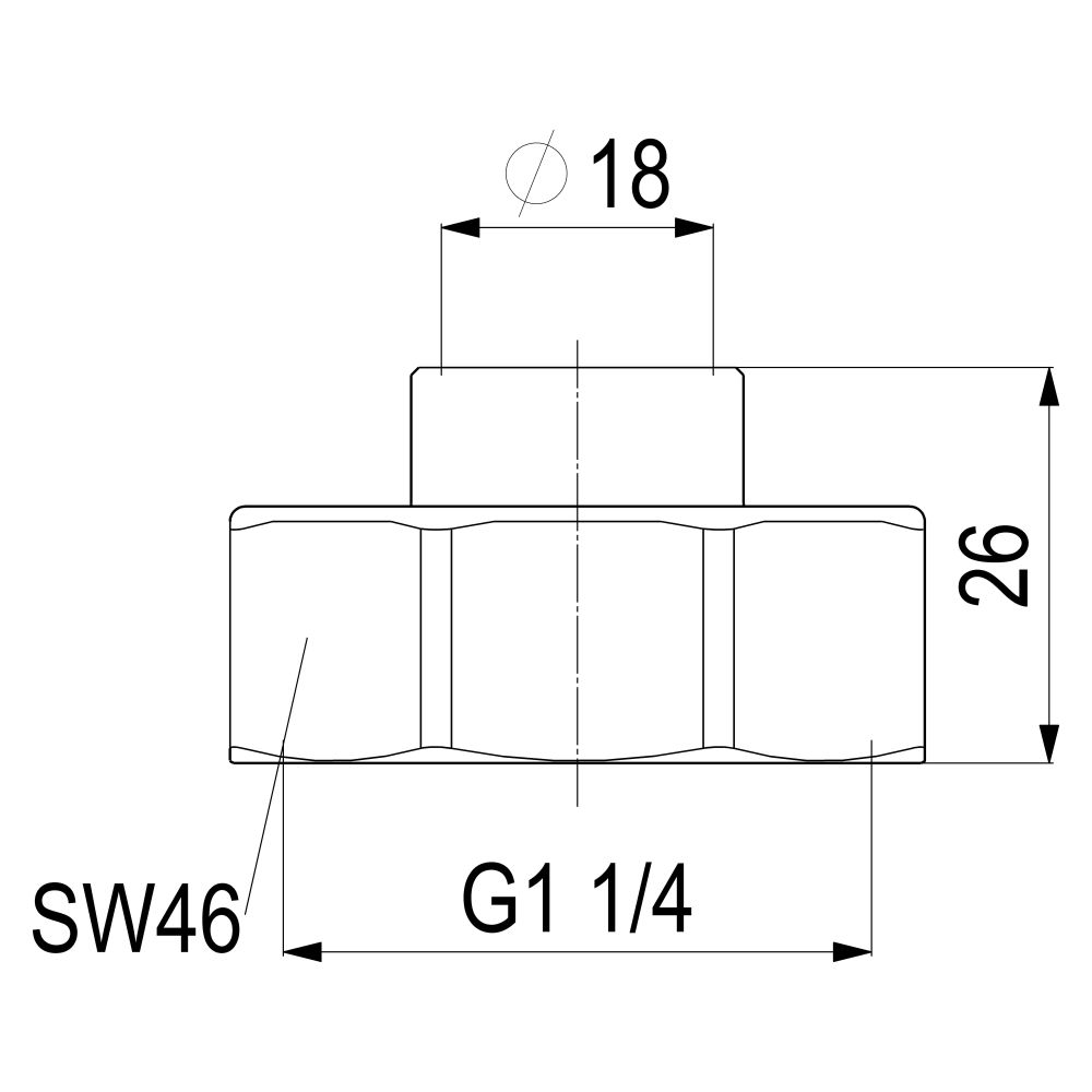 Schlösser Abgangsverschraubung für Kupferrohr, 18mm x 1 1/4"... SCHLOESSER-0074201801001 4044997176450 (Abb. 2)