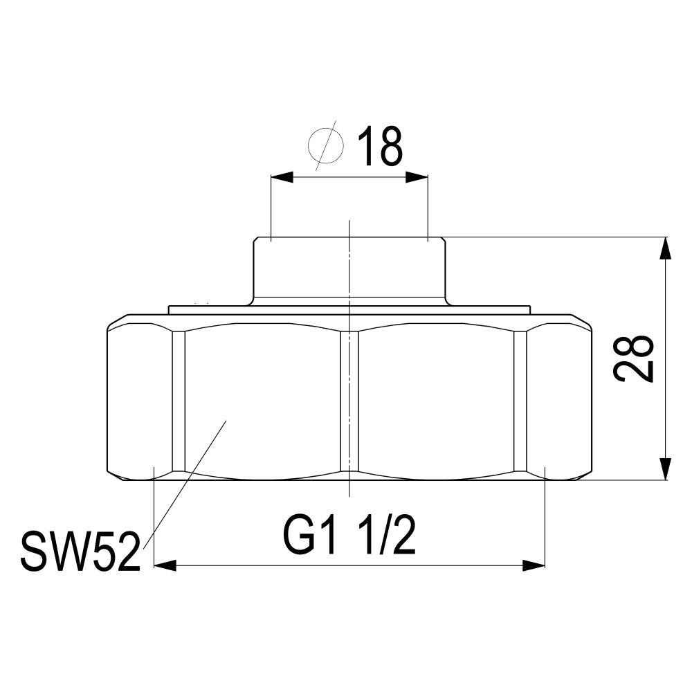 Schlösser Abgangsverschraubung für Kupferrohr, 18mm x 1 1/2"... SCHLOESSER-0074201802001 4044997145814 (Abb. 2)