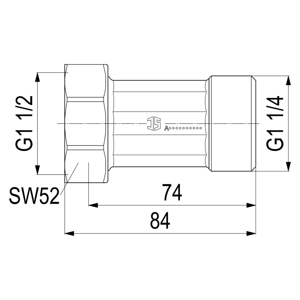 Schlösser Verbindungsverschraubung, Eingang 1 1/4"... SCHLOESSER-0074403200001 4044997160992 (Abb. 3)