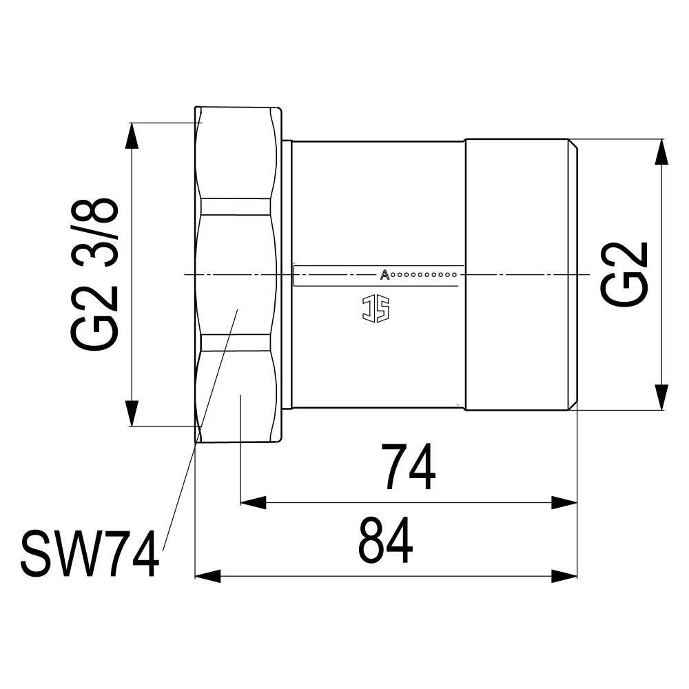 Schlösser Verbindungsverschraubung, Eingang 2"... SCHLOESSER-0074405000001 4044997161012 (Abb. 3)