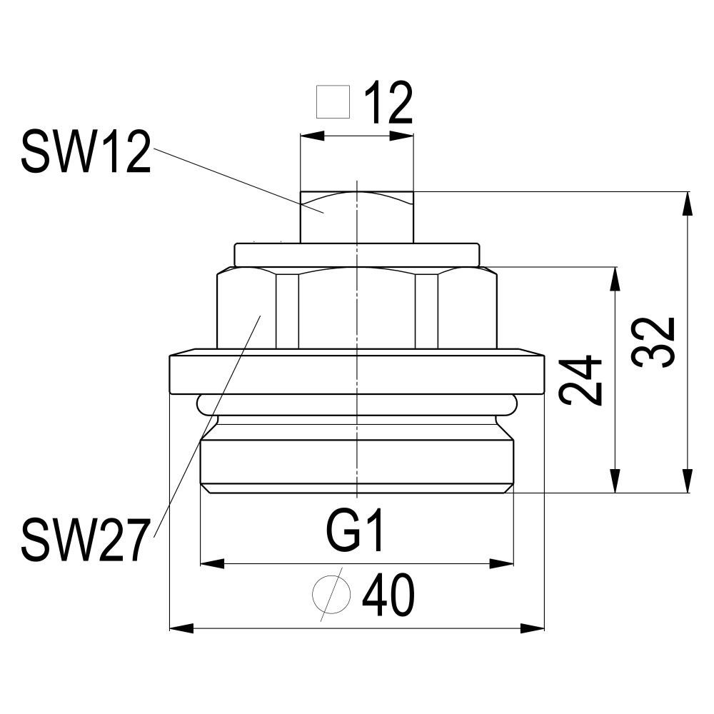 Schlösser Abschlussstopfen links, Wasserzufuhr von rechts, Eingang 1"... SCHLOESSER-0074552500001 4044997146033 (Abb. 2)